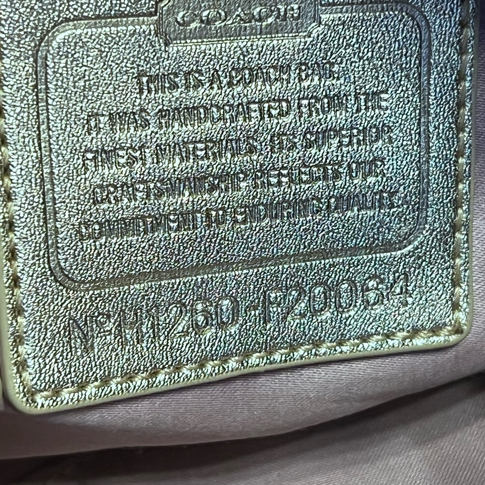 Coach puppy Beige Signature Shoulder Bag - Picture 11 of 11